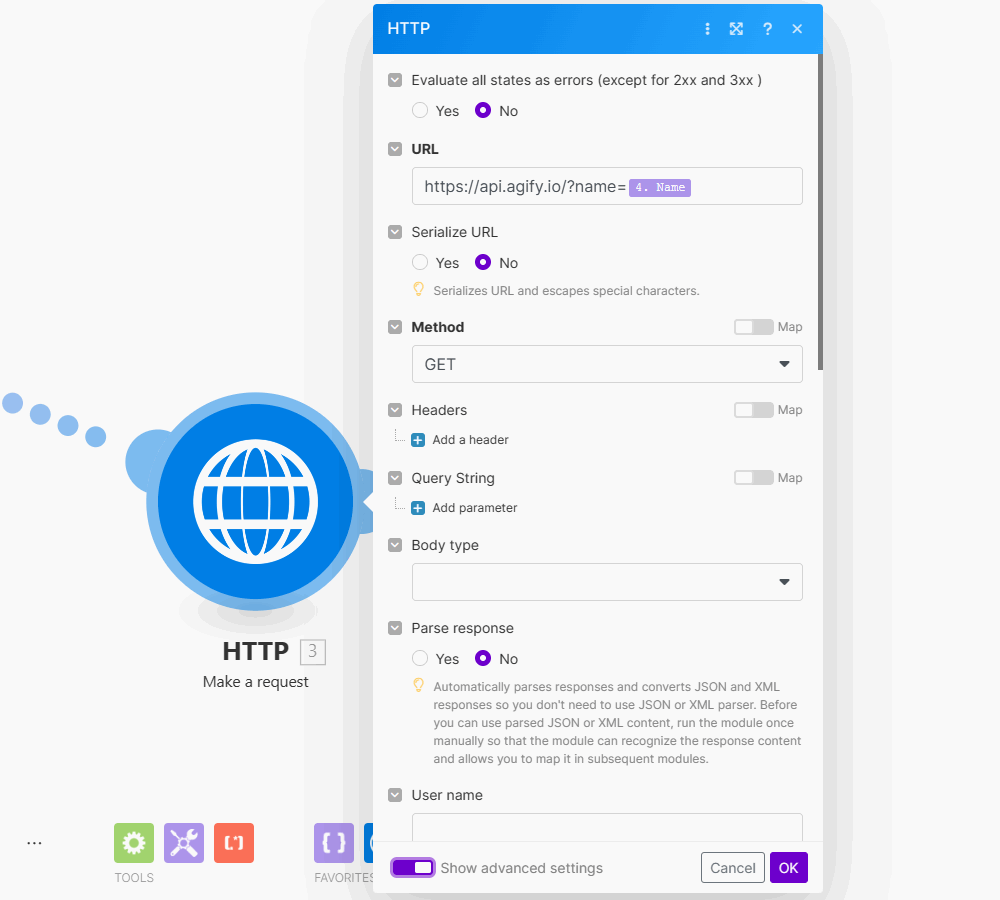 Generic Make Module for HTTP Requests