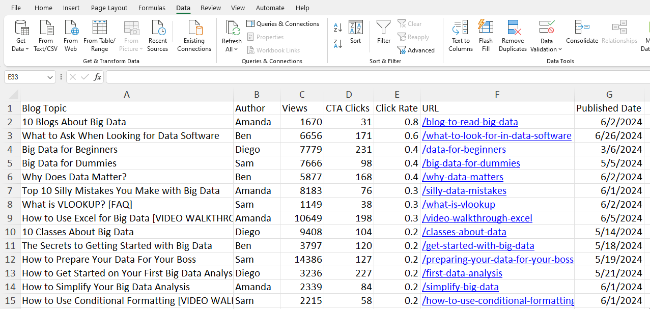 How to Sort in Excel and Keep Your Data Organized - Blog