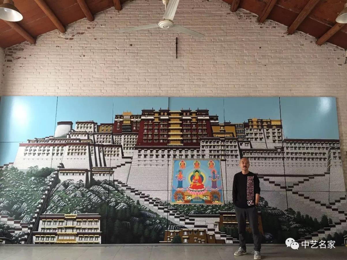 画家刘毅&画作《布达拉》获颁第十二届“促进汉藏民间交流奖”