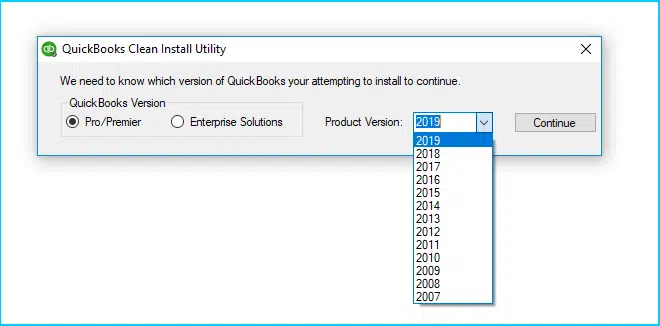 clean installation of QuickBooks Desktop