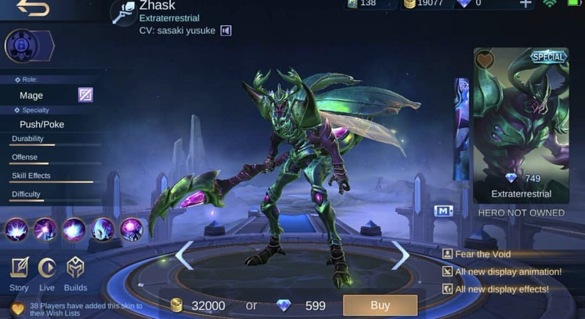 Hero Zhask Mobile Legends