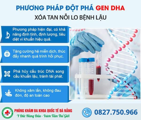 chữa bệnh lậu bằng phương pháp DHA