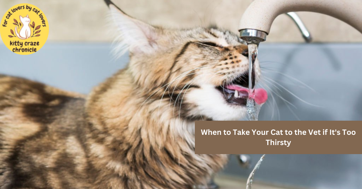 When to Take Your Cat to the Vet if It's Too Thirsty