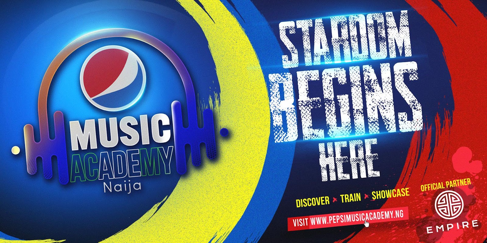 Pepsi Music Academy X EMPIRE- Register to Start your Journey to Confam Stardom