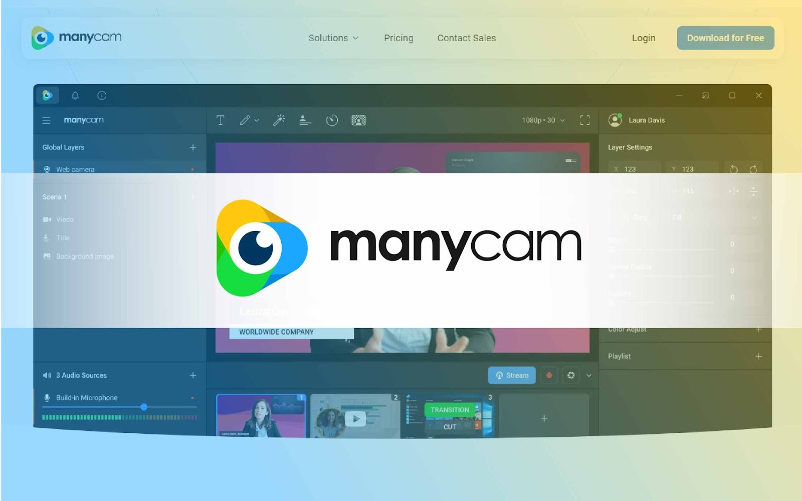 ManyCam Game Recorder  - Game Recording Software
