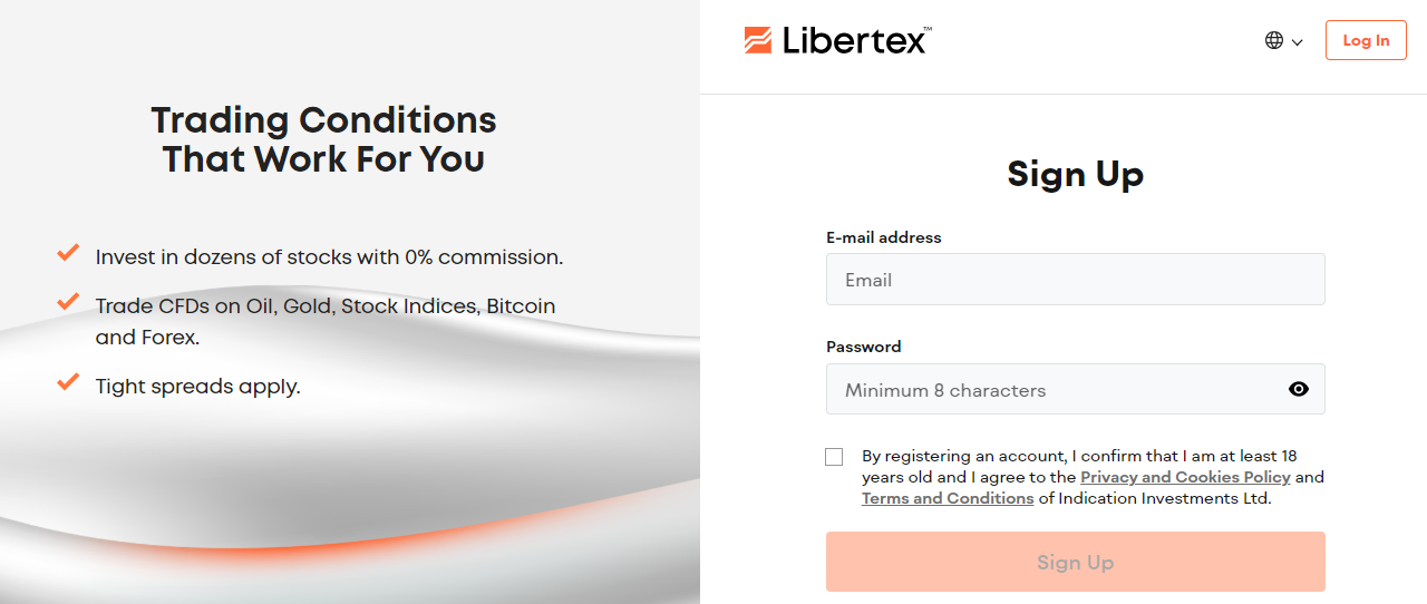 Libertex open account