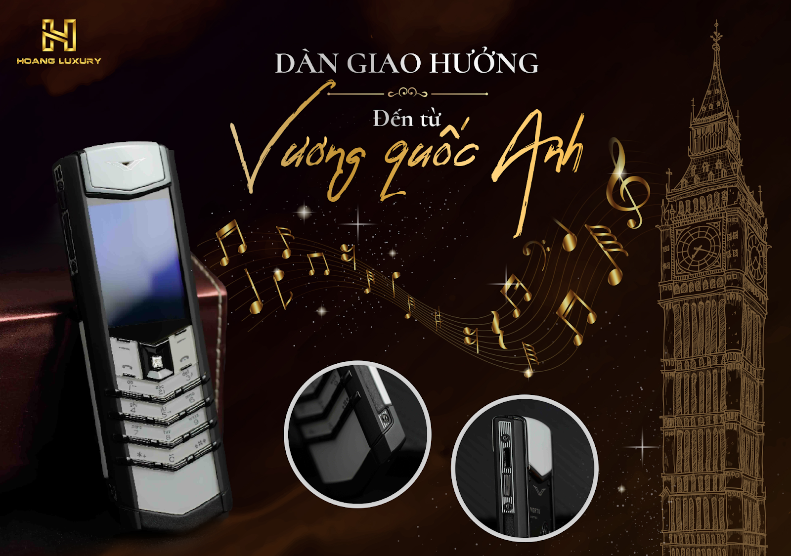 ÂM THANH ĐỘC BẢN DÀNH RIÊNG CHO VERTU | Hoàng Luxury