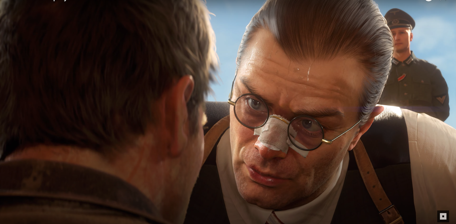 A screenshot of Emmerich Voss from the trailer for Indiana Jones and the Giant Circle game. 