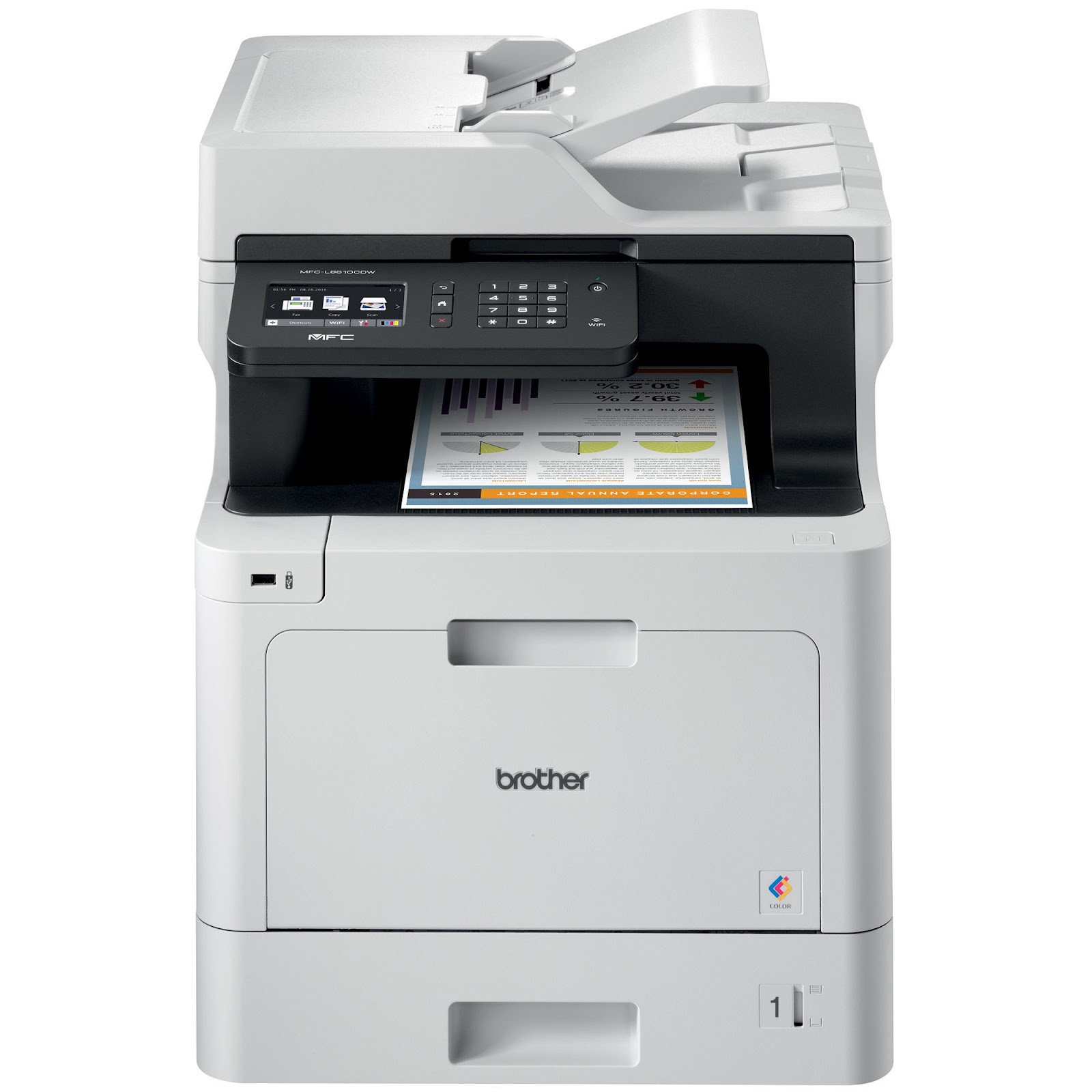 Multifuncional Brother Laser MFCL8610CDW Color (A4) Dup, Wrl