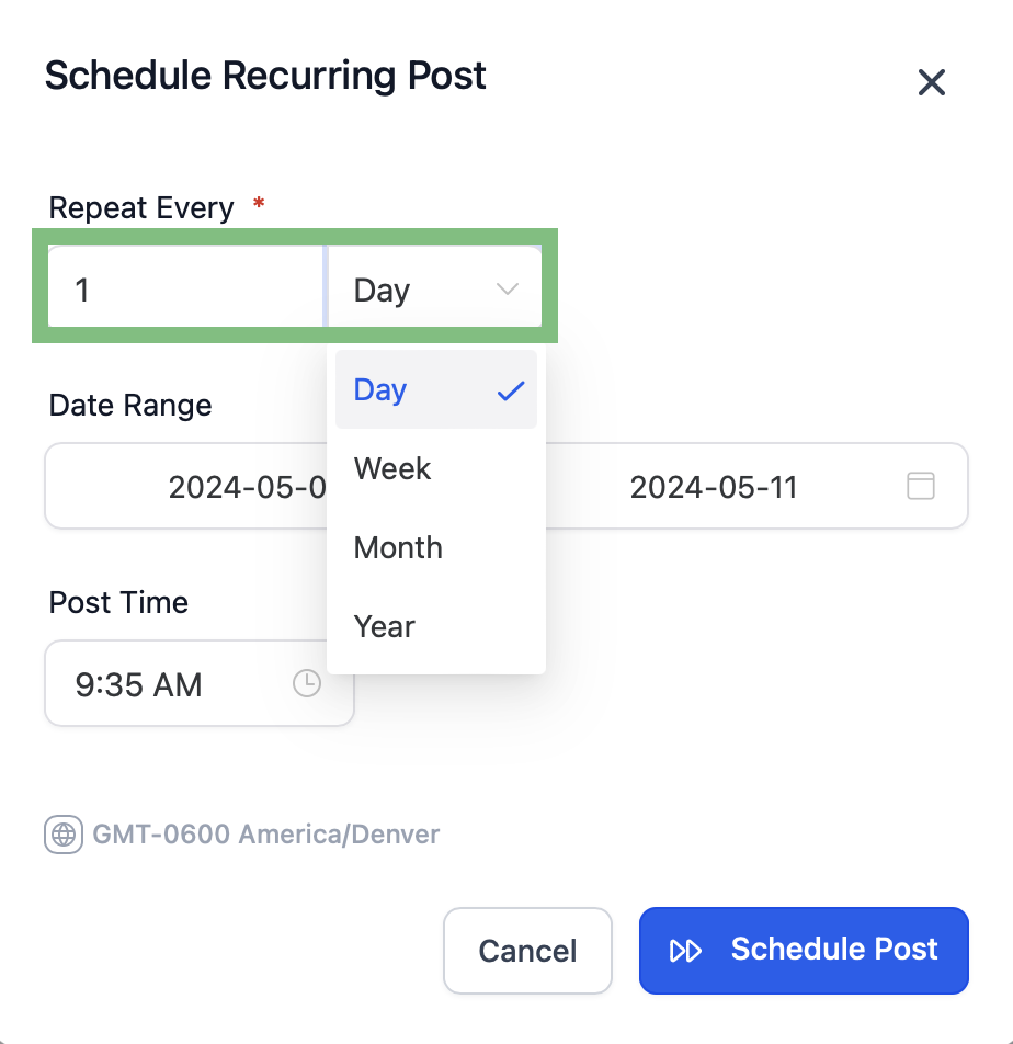 A screenshot of a scheduleDescription automatically generated