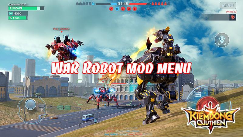 Hình ảnh War Robots MOD Menu