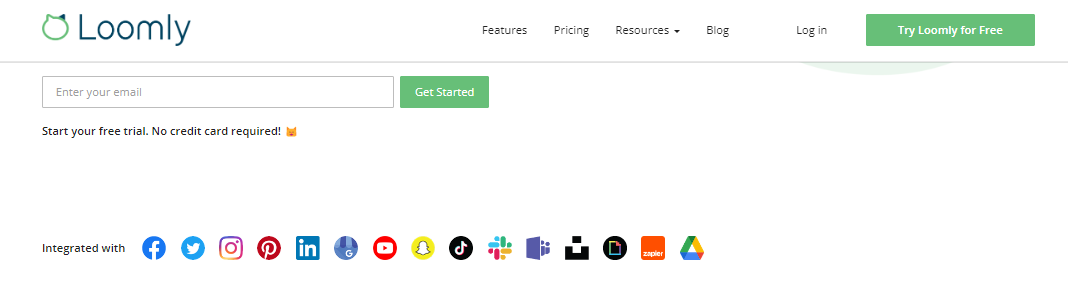 Social Media Accounts & Integrations for Loomly