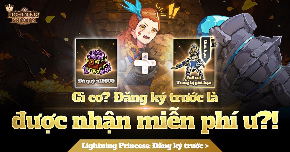 Lightning Princess, Game RPG Hành động Tia chớp nghẹt thở 1000000% mở Đăng ký trước!