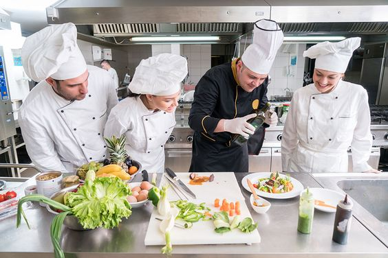 Chef Making Salad