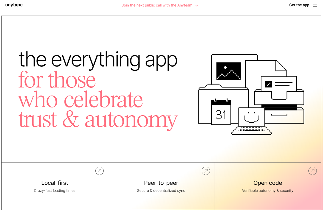 Anytype: The everything app for those who celebrate trues & autonomy