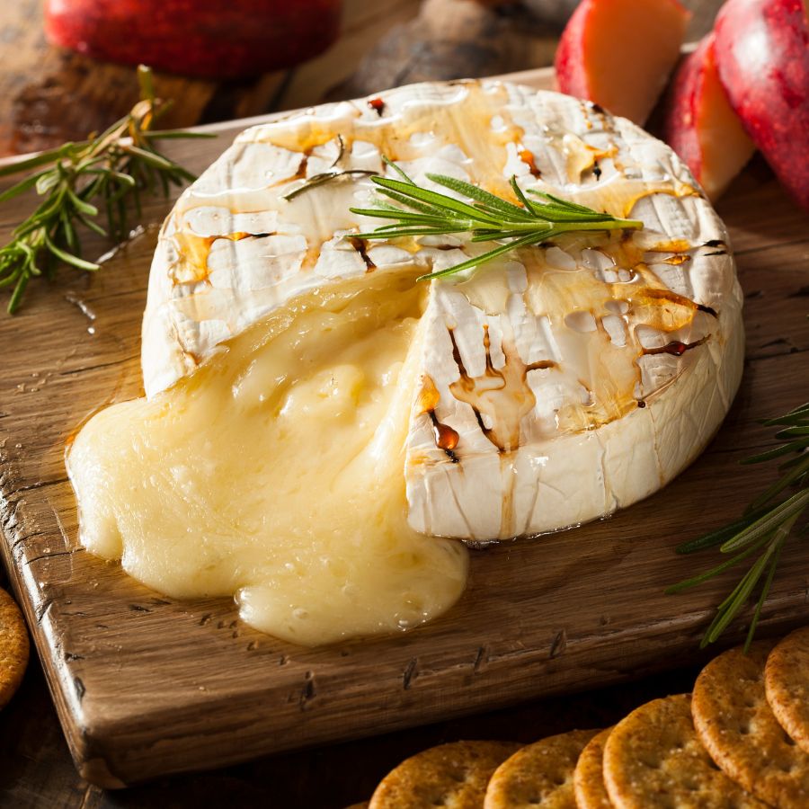 melted brie