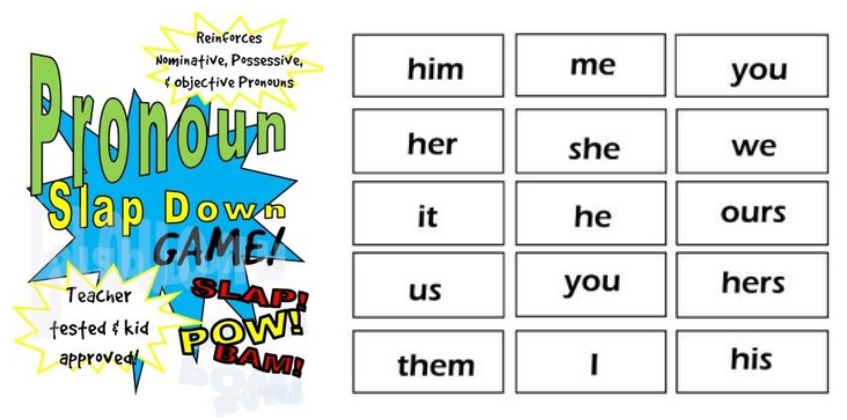 homework for pronouns