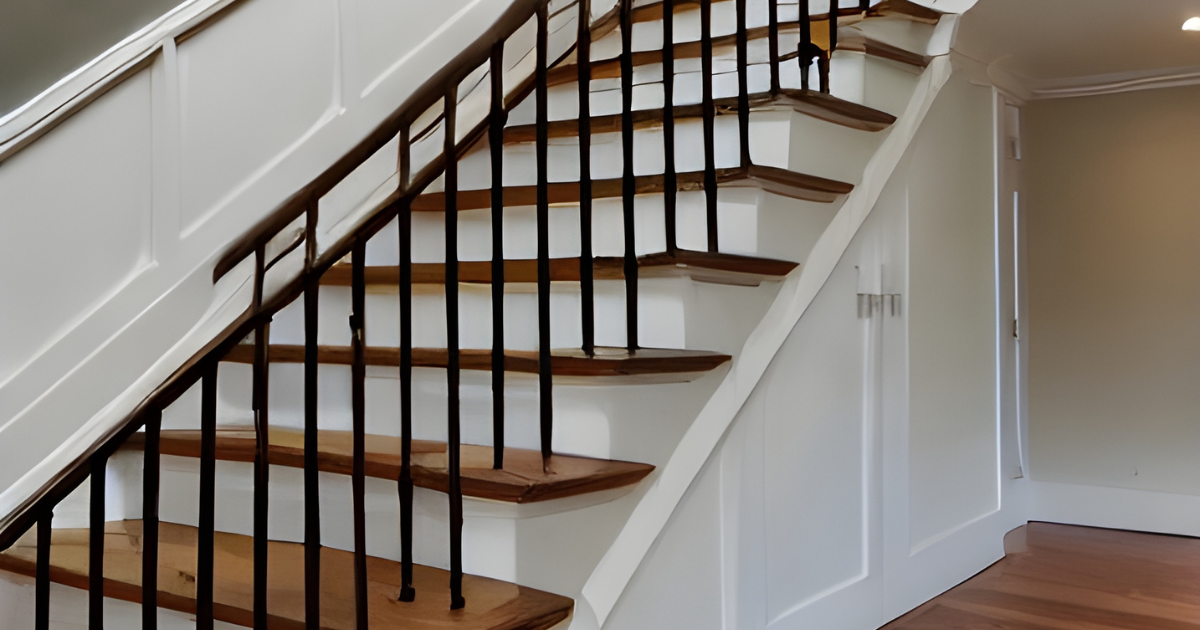 DIY Basement Stair Railing