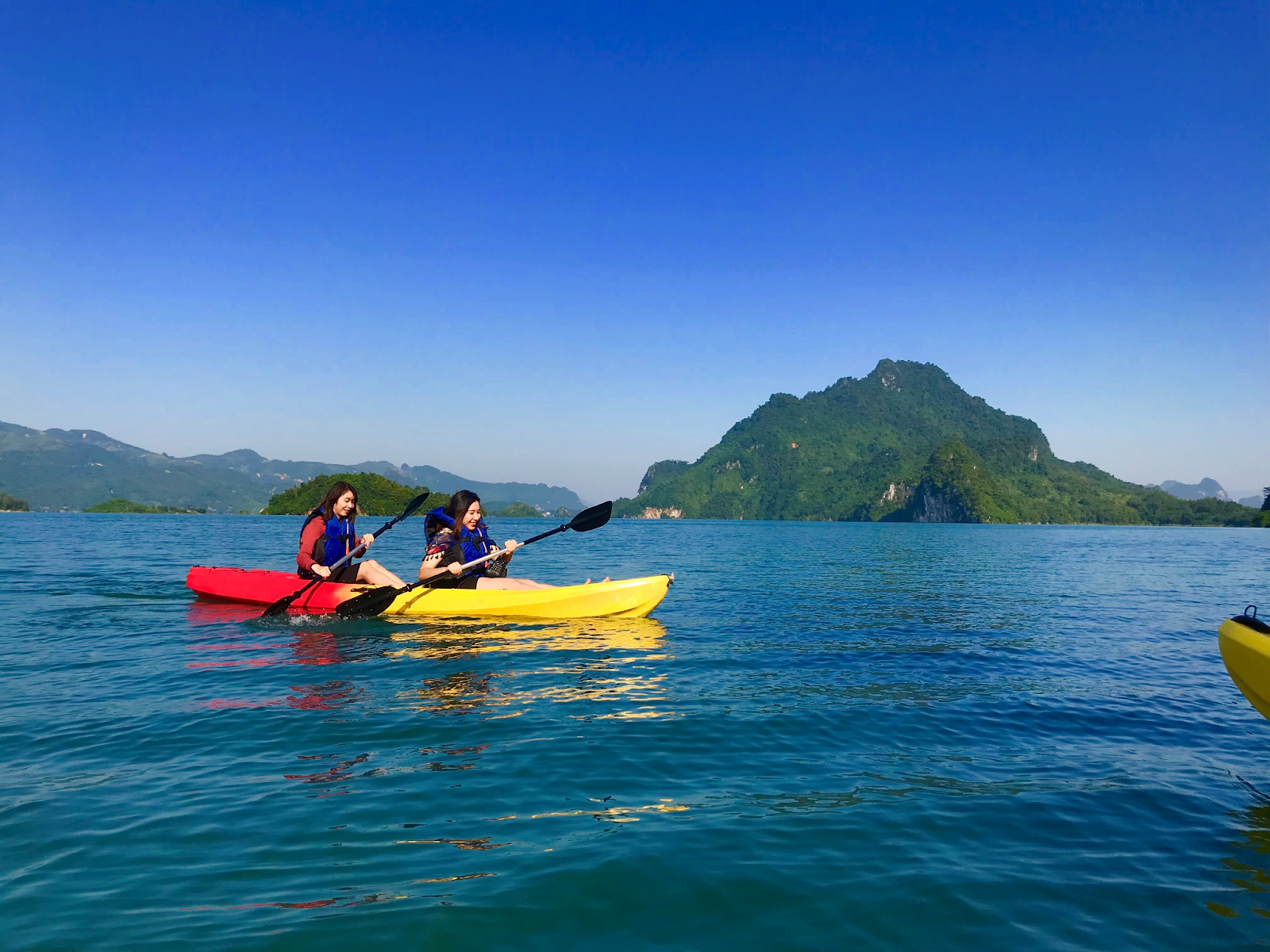 Experience the vibrant celebration of Da Nang Travel during the Lunar New Year - Kayaking at Grandvrio Ocean Resort Danang