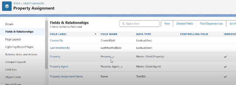 Step 7: Configure a Property Custom Field on the Property Assignment object  