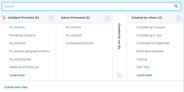 HubSpot Hacks se Custom View to Customize Data According to Requirements