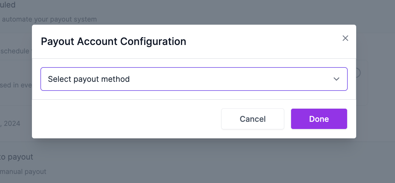 This image shows the Dokan payout account configuration 