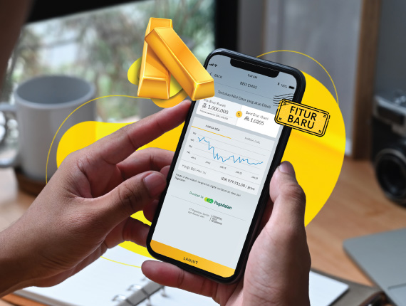 Investasi Mudah dan Praktis dengan Tabungan Emas Pegadaian di M2U ID App dari Maybank