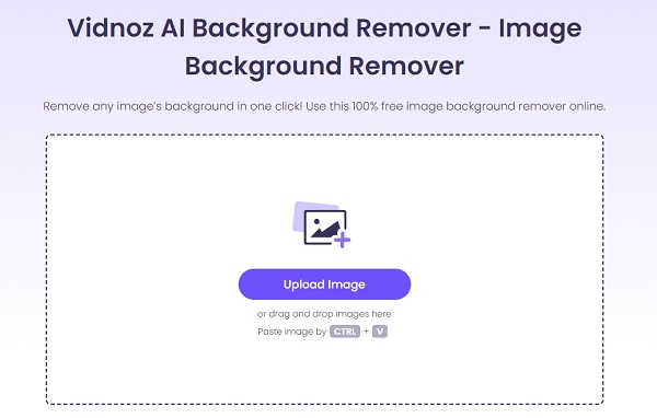 Upload Photo on Vidnoz AI Backgound Remover