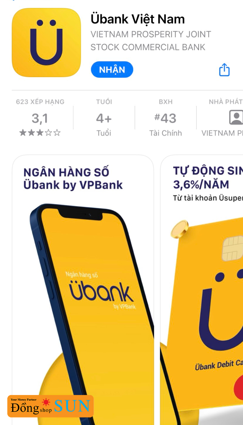 Ứng dụng Ubank