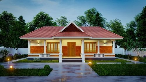 Traditional Small House Front Design