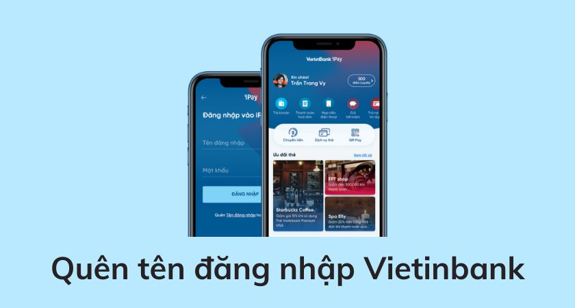 Tên đăng nhập Vietinbank