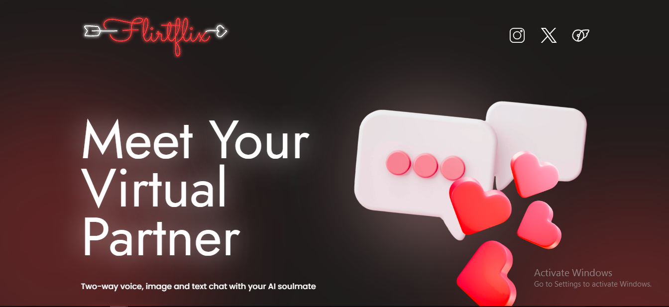 FlirtFlix Meet Your Virtual Partner