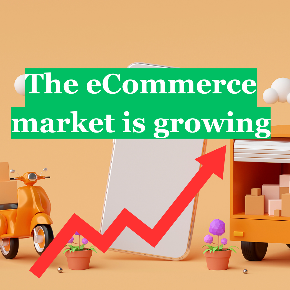 E-commerce market graphic