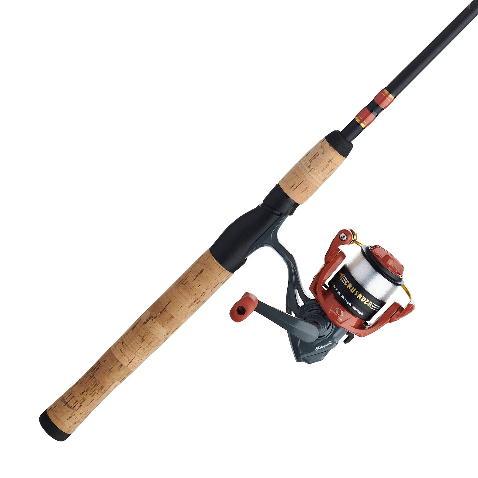 Shakespeare Crusader Spinning Reel and Fishing Rod Combo