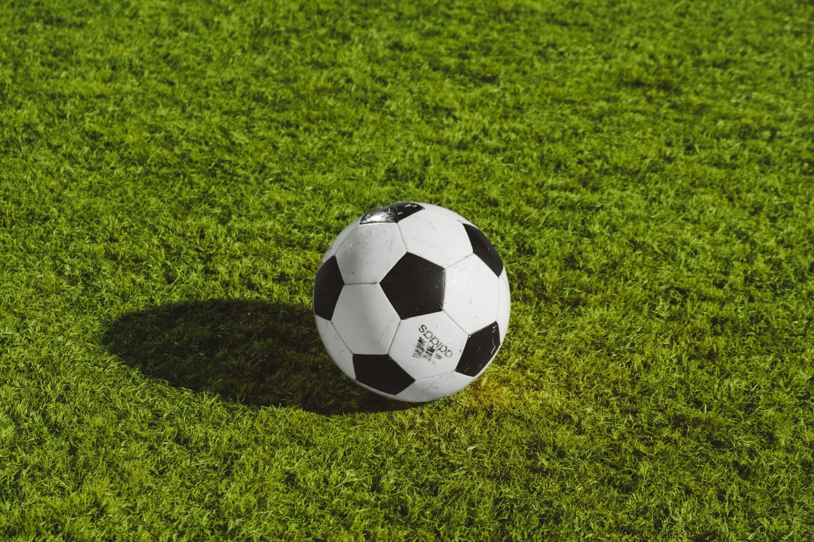 Soccer ball on field for Seattle Sounders April 2024 match