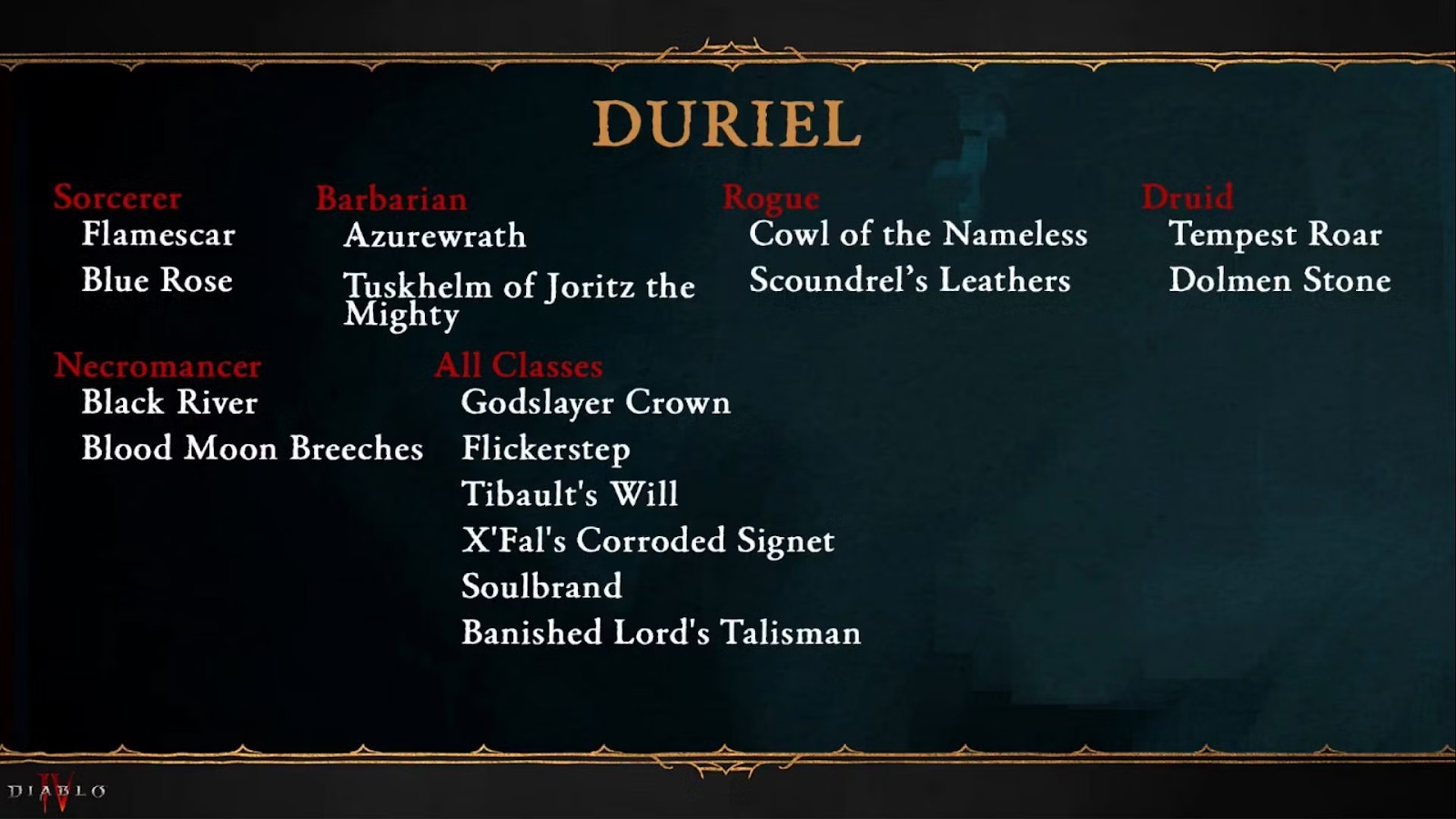 Diablo 4 Tibault