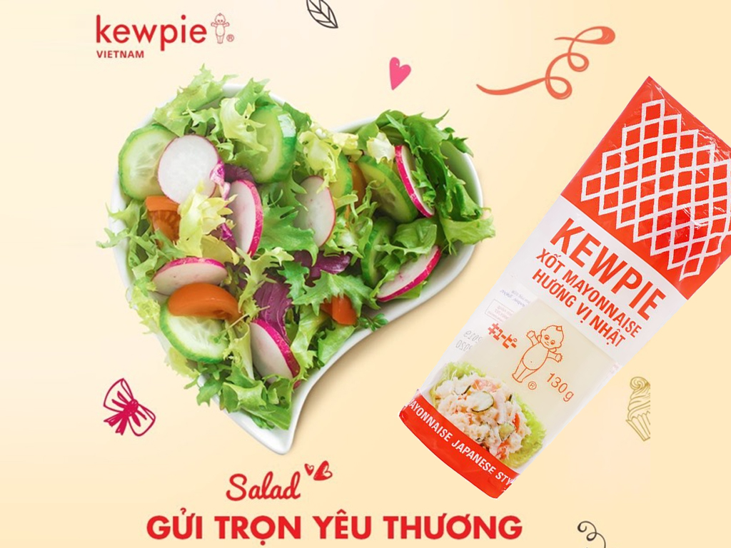 Sốt mayonnaise Kewpie thơm ngon