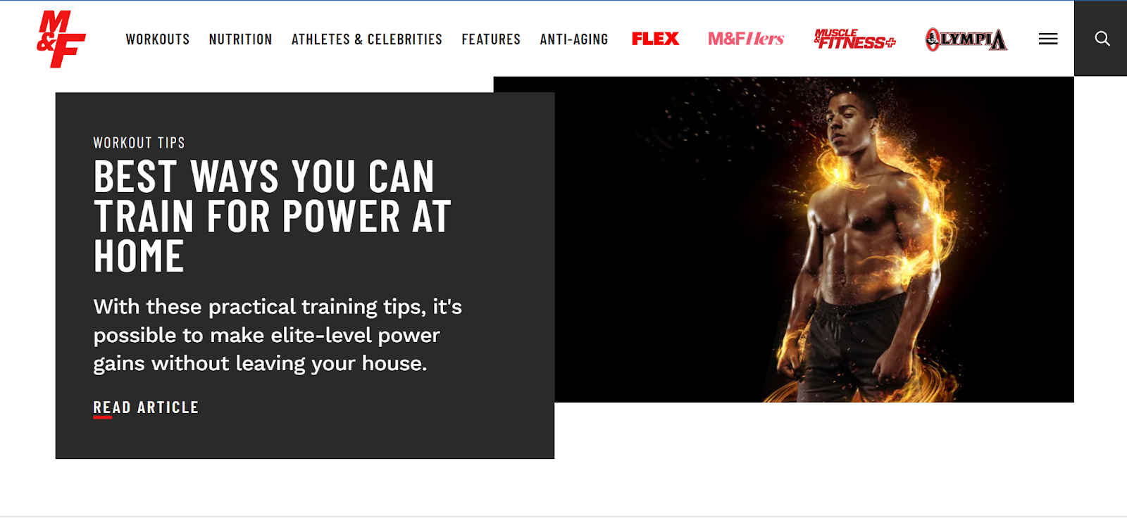 Muscle and Fitness - Blog Homepage