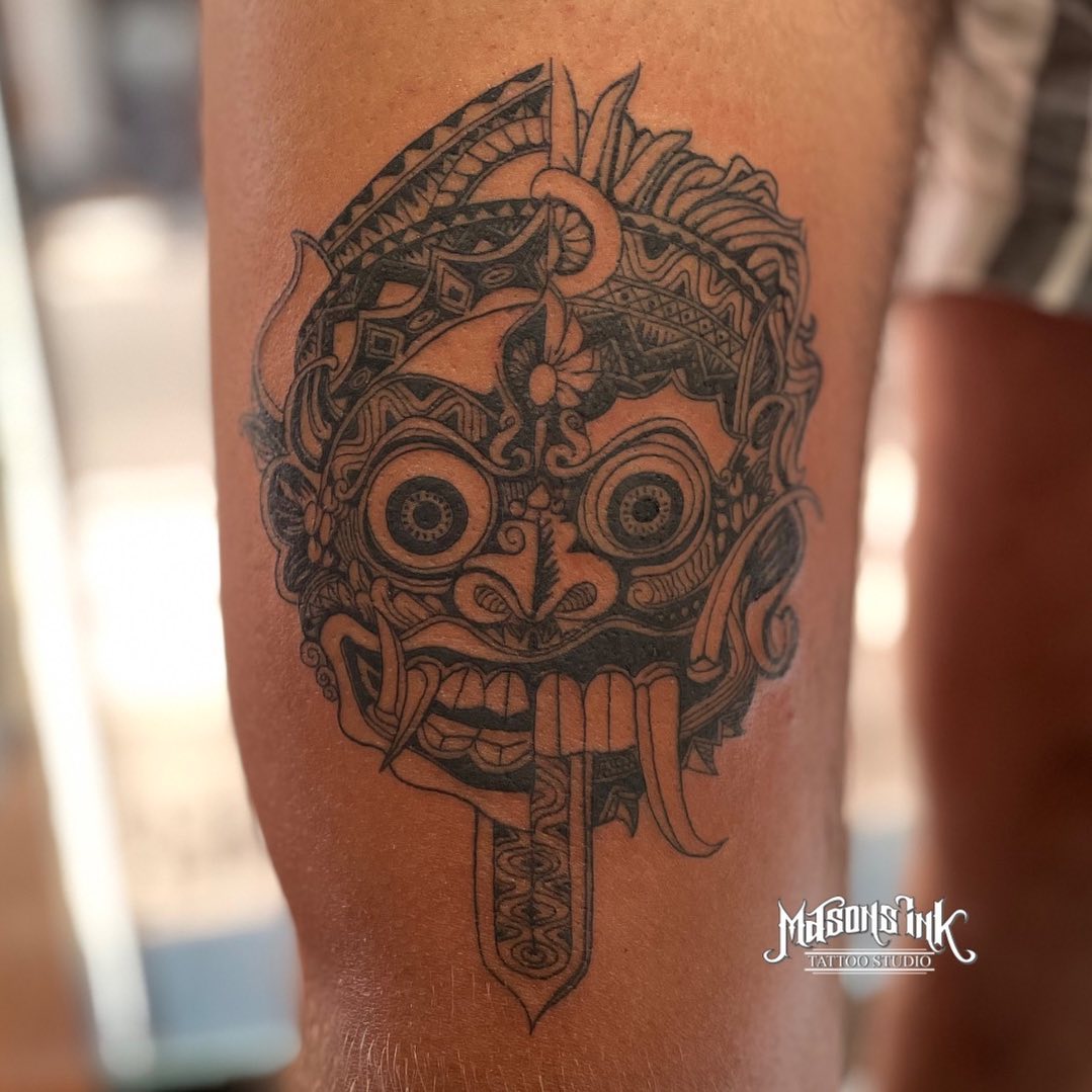 Custom Barong Tattoo from Mason’s Ink