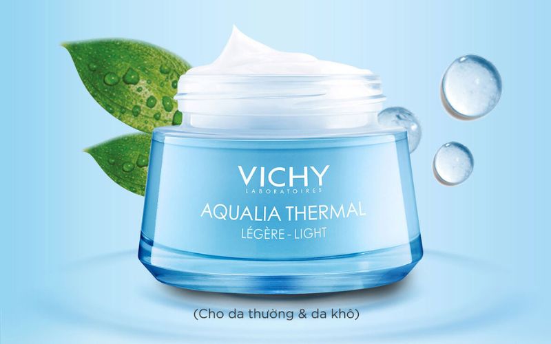 Kem dưỡng ẩm Vichy Aqualia Thermal Rehydrating Cream - Light 