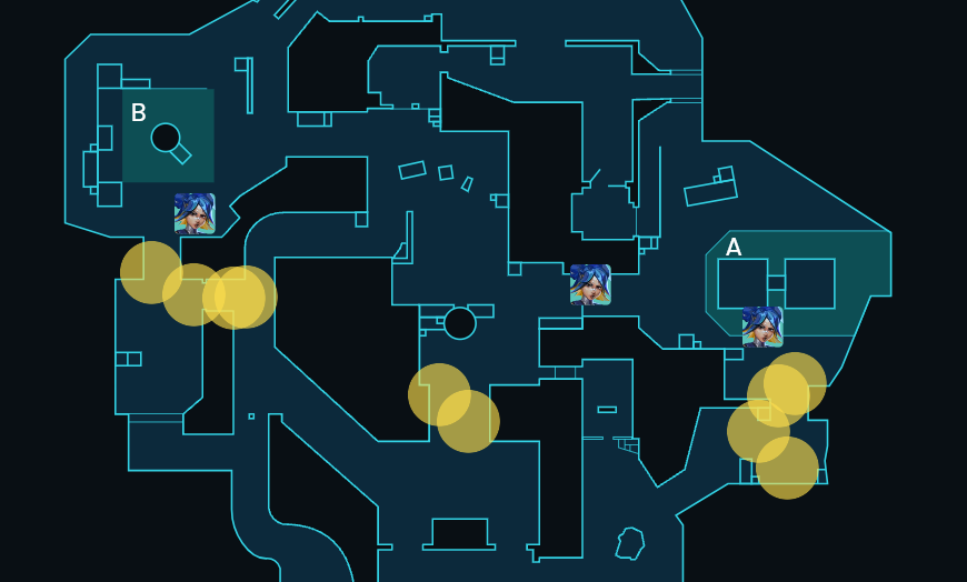 Neon Relay Bolt lineups for Breeze defense in VALORANT