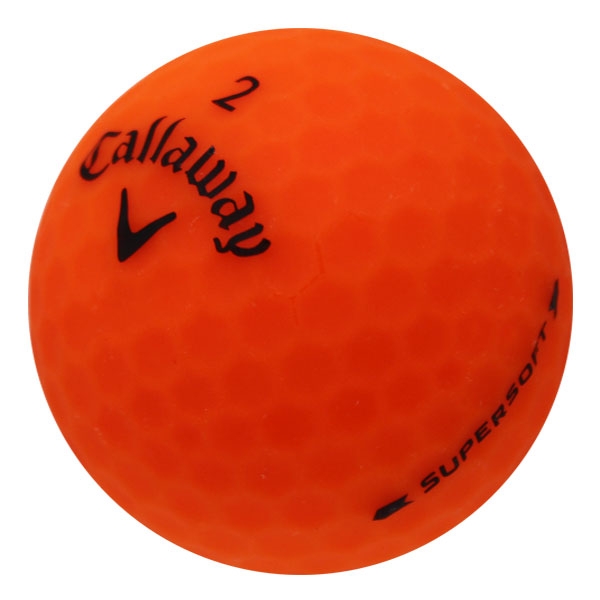Callaway Supersoft Matte Orange Used Golf Balls | Lostgolfballs.com