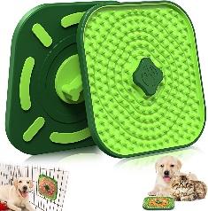 A green and green dog toy

Description automatically generated