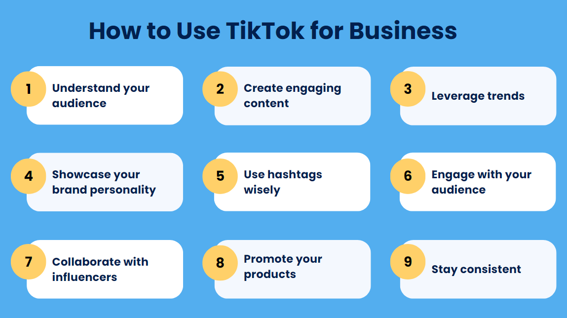 How to use TikTok for business