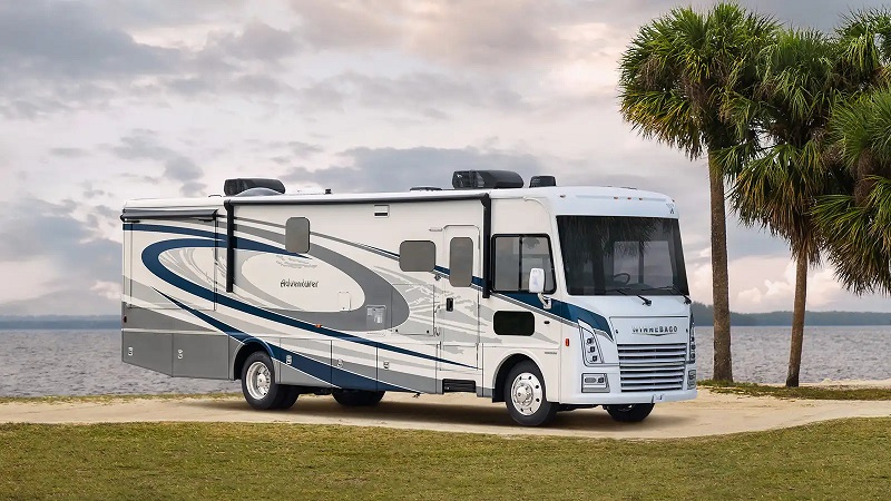 2024 best Class A motorhomes for full-timers Winnebago Adventurer 35F exterior