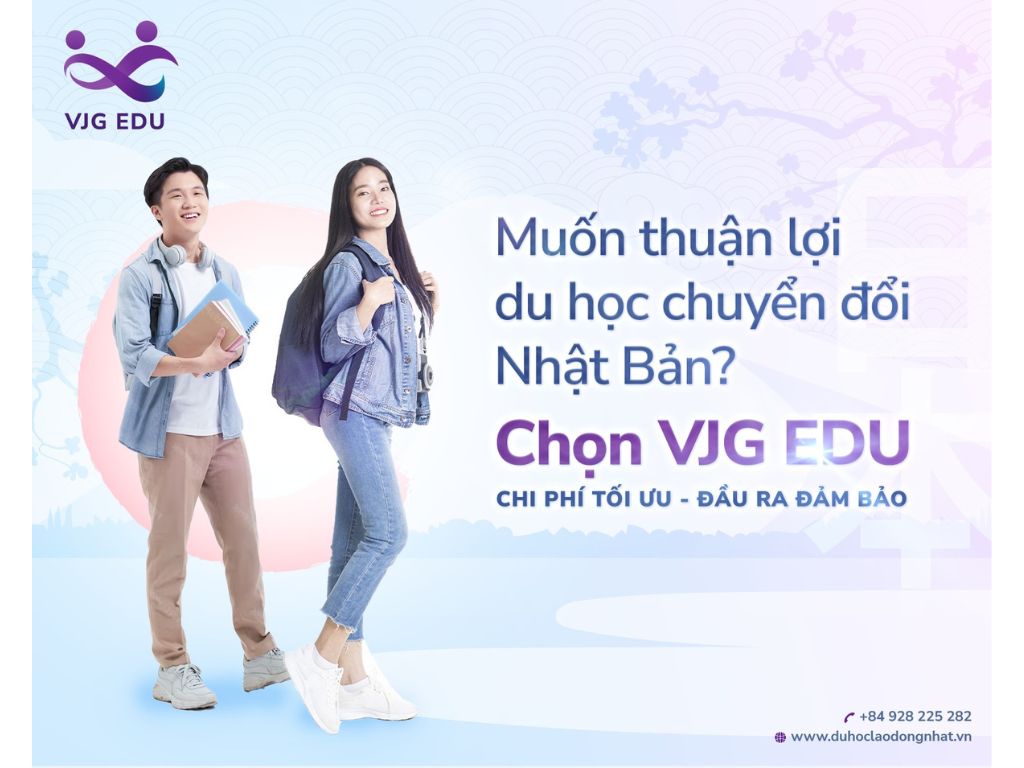 Thuận lợi du học chuyển đổi Nhật Bản cùng VJG EDU