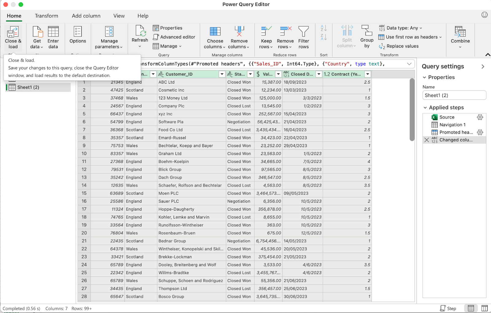 how to use power queries in Excel