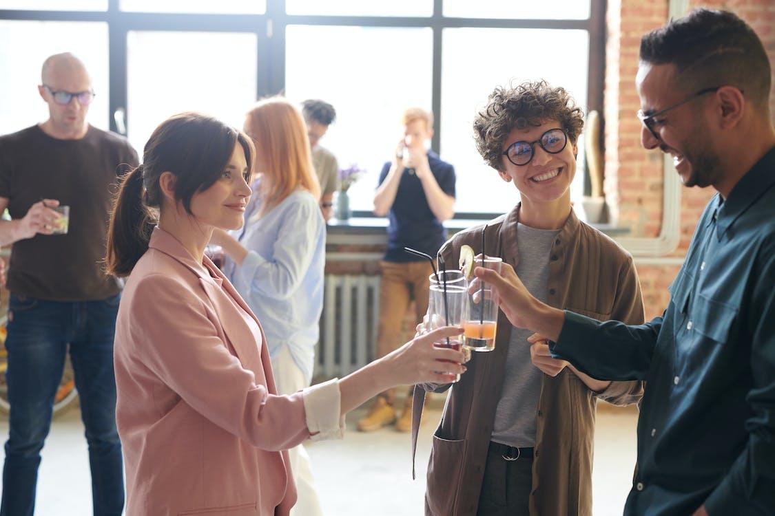 Free Photo Of People Holding Glasses  Stock Photo