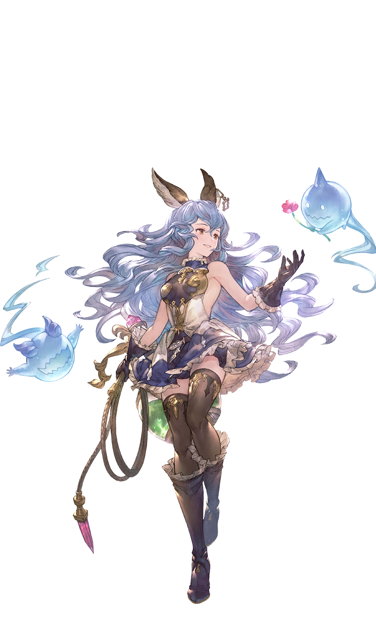 A promotional image of the character Ferry from Granblue Fantasy: Relink. 
