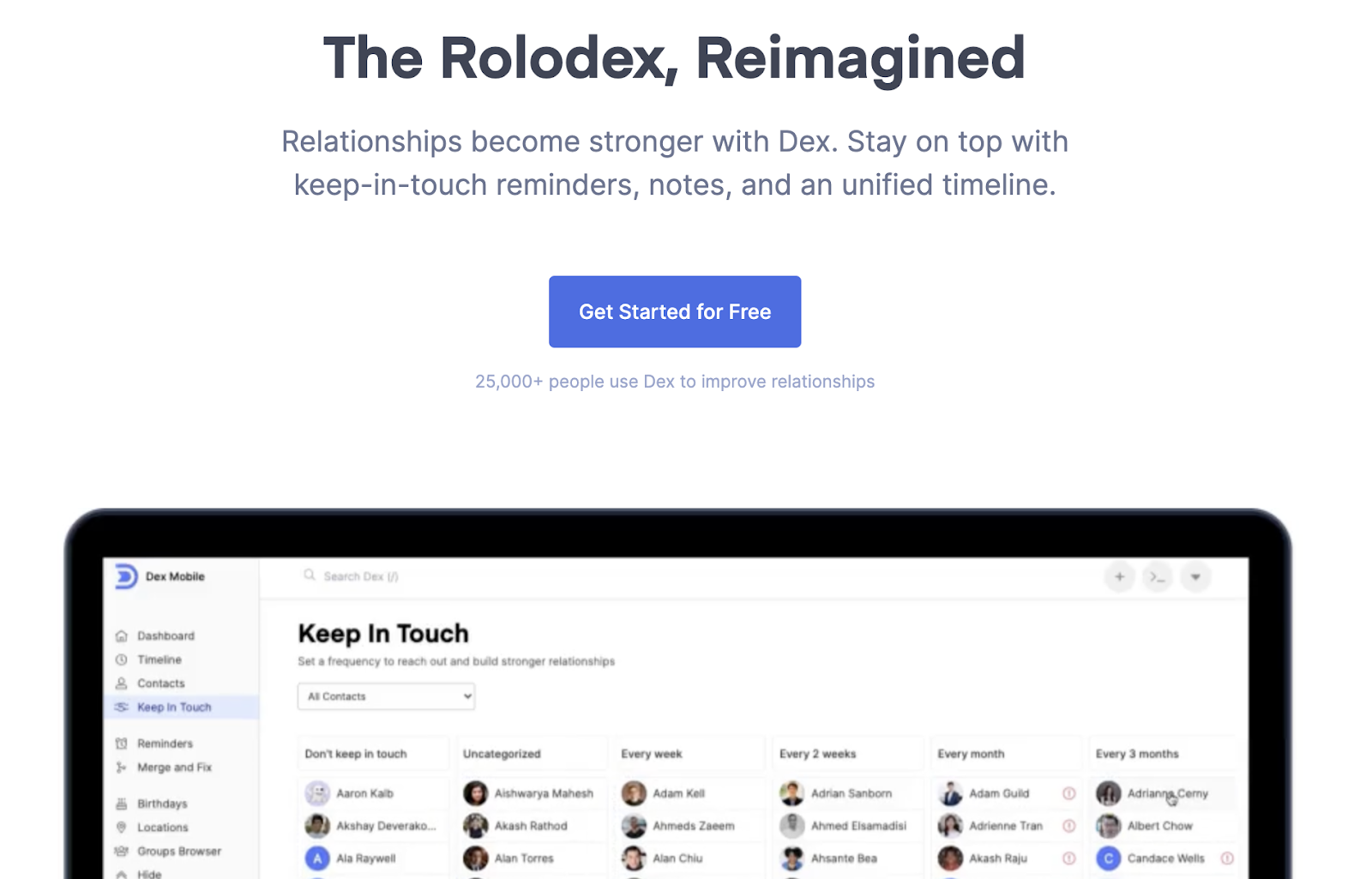 The Rolodex, Reimagined with Dex CRM